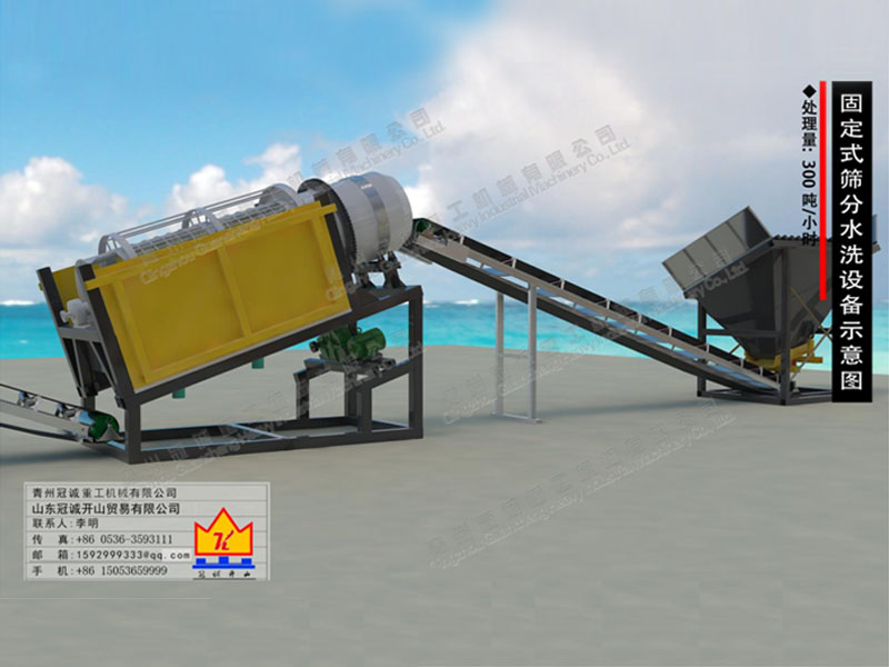 海沙除貝凈化篩沙機設備